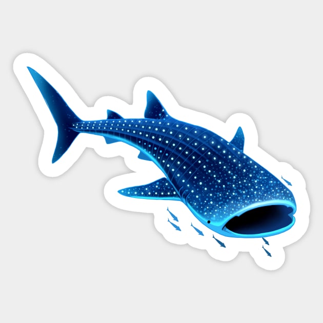 Whale Shark Sticker by TamiArt